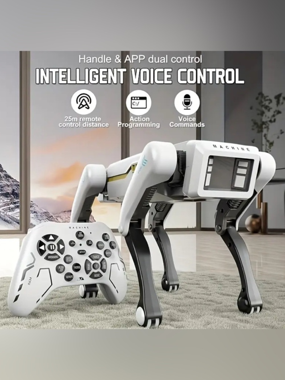 Robot Dog Intelligent Remote Control Toy, AI Intelligent Pet (Great Condition)